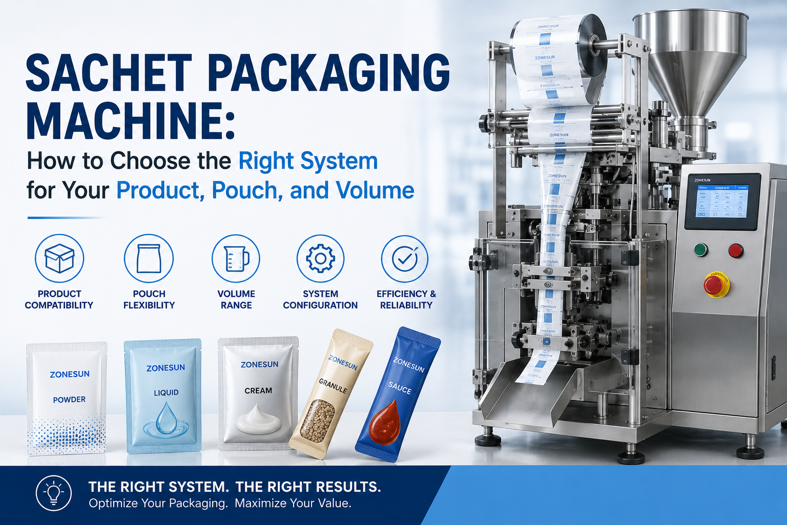 Sachet Packaging Machine Buyer's Guide 2026 | ZONESUN