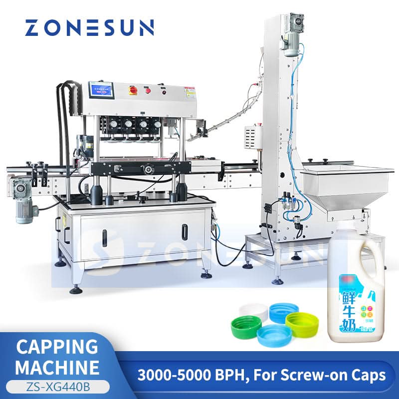 ZS-XG440B High-Speed Bottle Capping Machine | Automatic Capper for Bottles