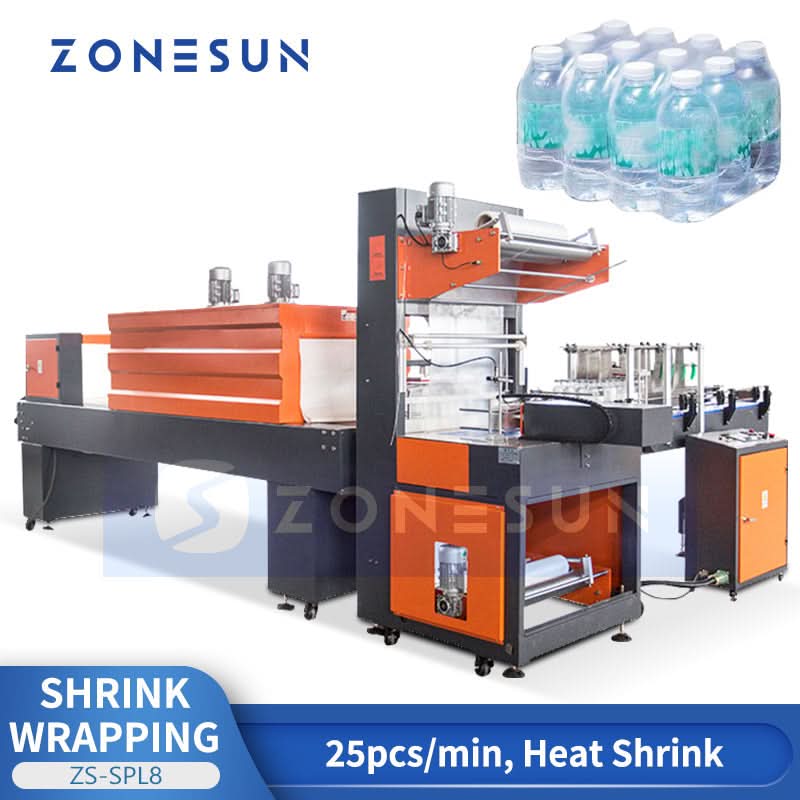 Zonesun ZS-SPL8 Automatic Shrink Wrapping Machine Heat Shrink Packagin