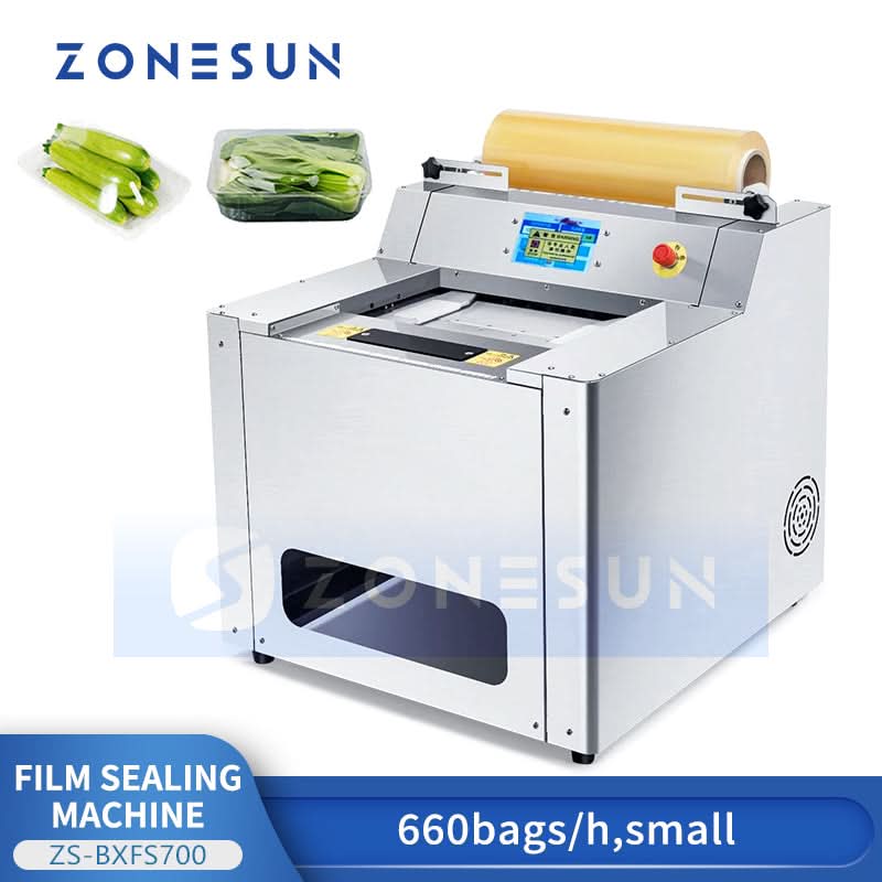 Zonesun ZS-BXFS700 Tray Wrapping Machine Plastic Cling Film Sealer