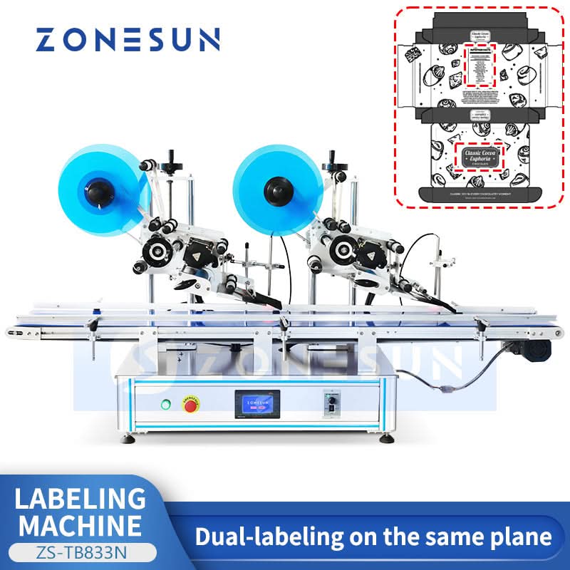 Zonesun ZS-TB833N Automatic Flat Surface Labeling Machine