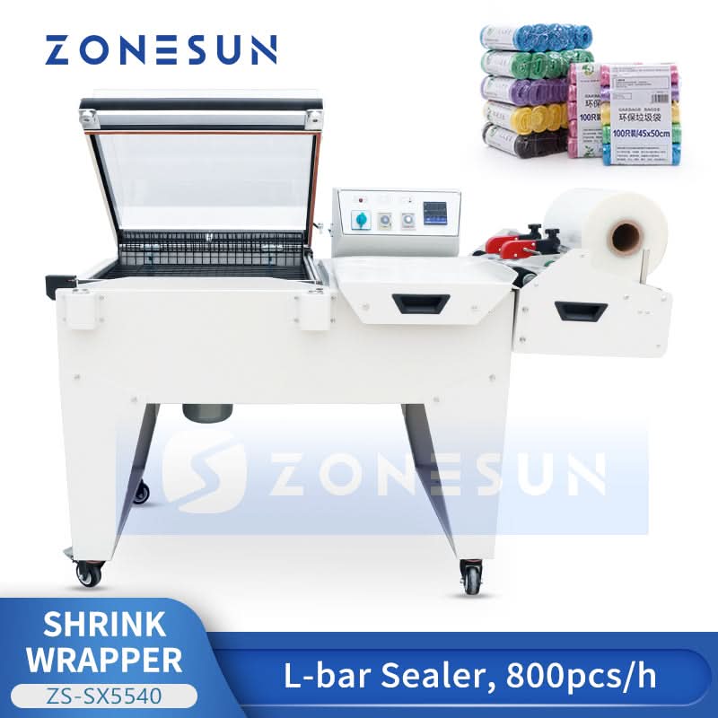 ZONESUN ZS-SX5540 Semi-auto Shrink Sealing Packaging Machine with L-Cu