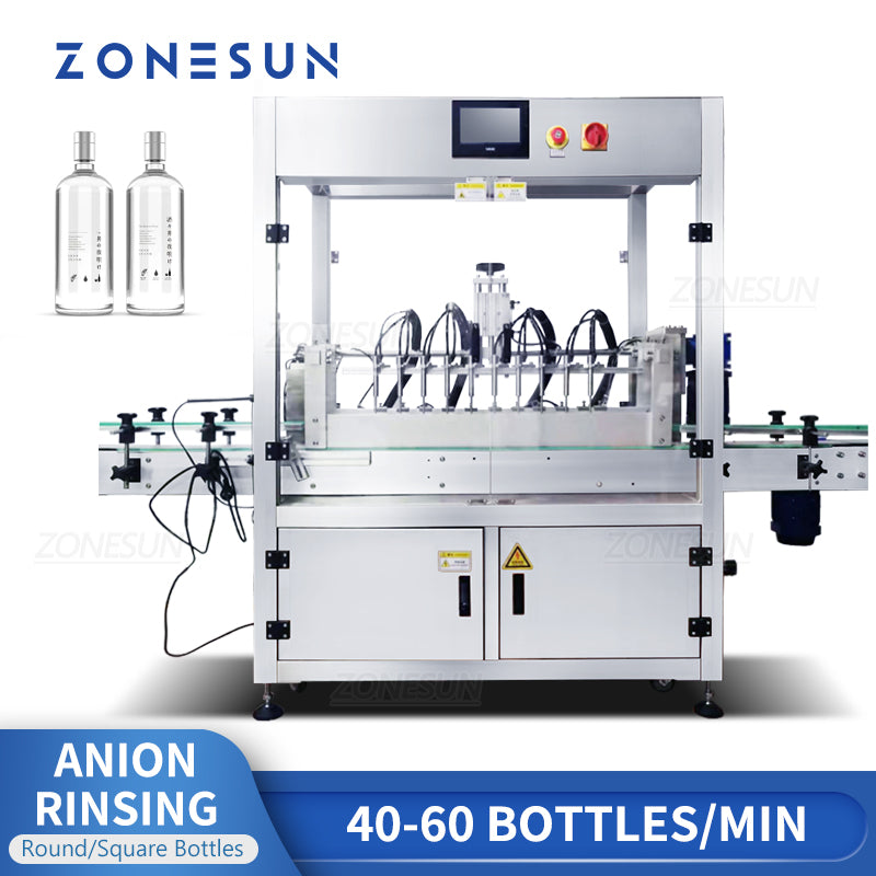 ZONESUN ZS-XPJ8 Automatic Washer Anion Bottle Rinsing Cleaning