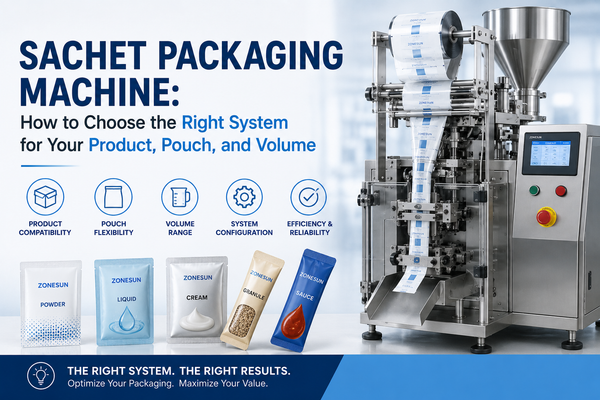 Sachet Packaging Machine: How to Choose the Right System for Your Product, Pouch, and Volume