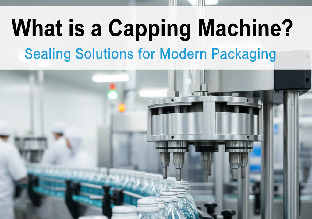 Capping Machine Type What Is a Capping Machine? Types, Uses & Benefits in Packaging Industry