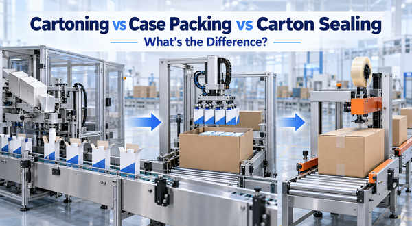 Cartoning vs Case Packing vs Carton Sealing: What’s the Difference?