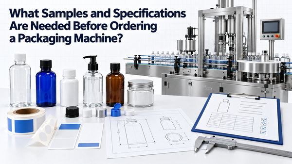 Samples and specifications needed before ordering a packaging machine