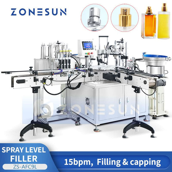 ZONESUN automatic perfume filling and capping monoblock