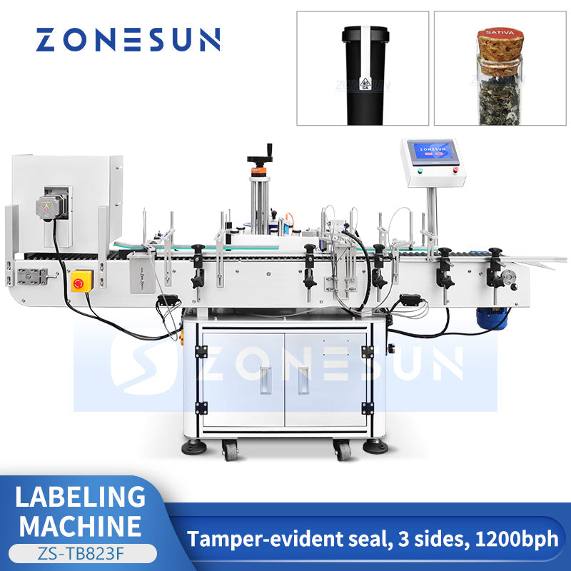 Tamper-Evident Labeling Machine – Secure Sealing for Bottles & Jars