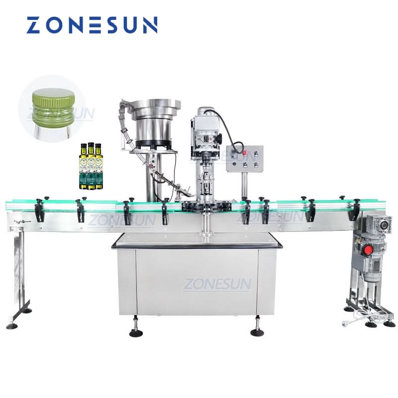 ZONESUN ZS-XG440C Ropp Cap Crimping Machine for Wine & Oil Bottle Capp