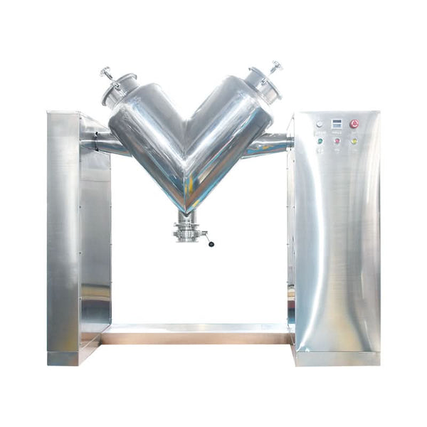 ZONESUN ZS-V2 V-Type Powder Mixing Machine Stainless Steel Dry Blender 2L