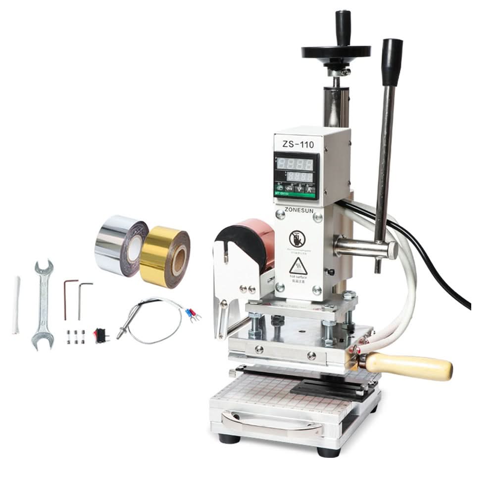 裕哉ページ ZONESUN ZS‑110 Upgrade Hot Foil Stamping Machine for Logo & DIY Crafts