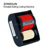 ZONESUN Manual Cartons Date Code Printers Batch Number Rolling Coding Machine
