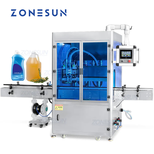ZONESUN ZS-VTGF2 High-Precision Servo Gear Pump Tracking Filling Machine for Viscous Liquids