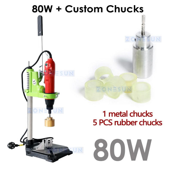 ZONESUN ZS-XG80W Semi Automatic Bottle Cap Capping Machine for Screw Bottles