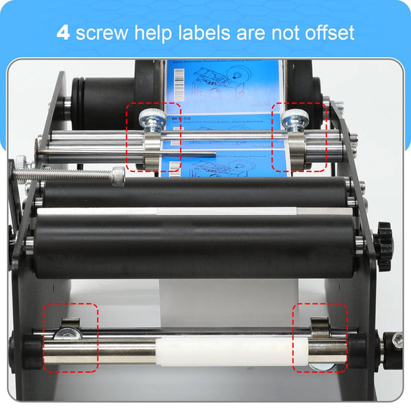 ZONESUN Manual Round Bottle Labeling Machine ZS-50