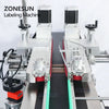 ZONESUN ZS-TB125 Automatic Bottom Labeling Machine Bottom Label Applicator for Bottle Boxes Containers