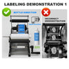 ZONESUN ZS-50P Manual Round Bottle Labeling Machine with Pressing Bar Upgrade