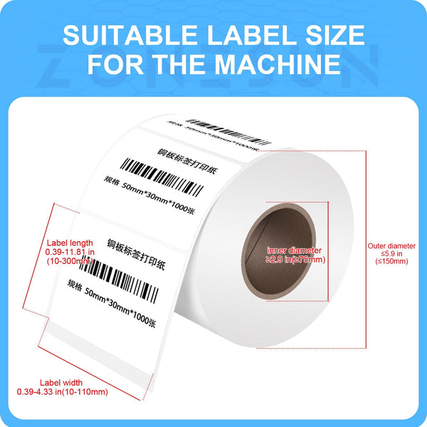 ZONESUN Manual Round Bottle Labeling Machine ZS-50