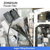 ZONESUN ZS-FS220P Automatic Coffee Powder Sachet Packing Auger Filling Sealing Machine