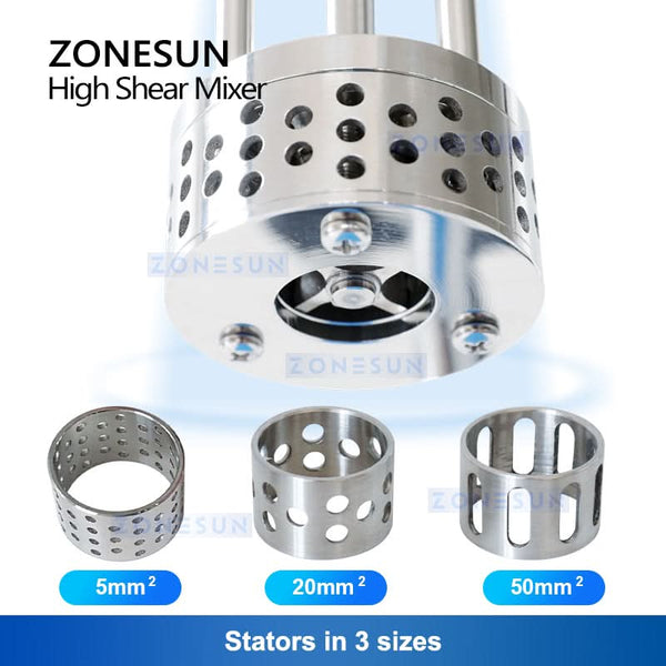 ZONESUN ZS-J300 High-Shear Emulsifying Mixer for Cosmetic & Chemical Blending