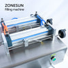 ZONESUN ZS-GY2 Semi-Auto Piston Paste Filler Benchtop Solution for Cosmetics Cream Jams