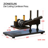 ZONESUN Cantilever Press Die Cutting Alloy Steel Double Bearings Leatherworking Tool ZS-CP1