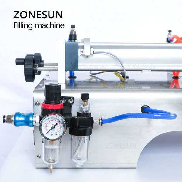ZONESUN ZS-GY2 Semi-Auto Piston Paste Filler Benchtop Solution for Cosmetics Cream Jams