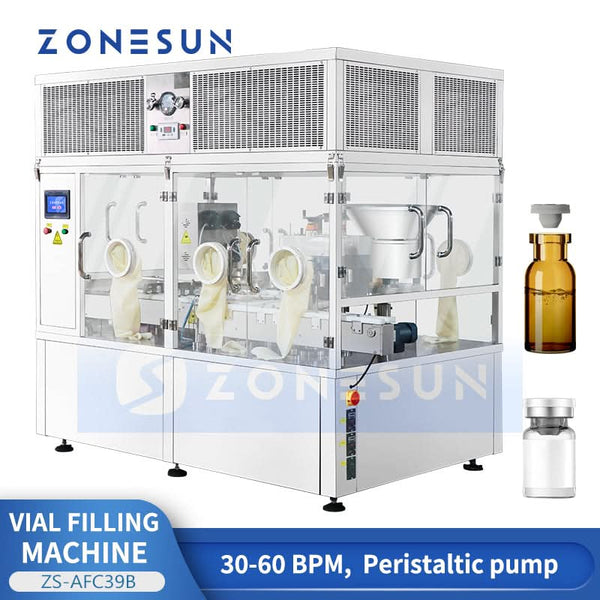 ZONESUN ZS-AFC39B Automatic Vial Filling Stoppering and Crimping Machine Line