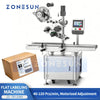 ZONESUN ZS-TB120M Electric Height Adjustable Flat Surface Labeling Machine for Box Pouch Cardboard