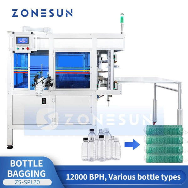 Zonesun ZS-SPL20 Automatic Plastic Bottle Bagging Machine Bottle Bagger