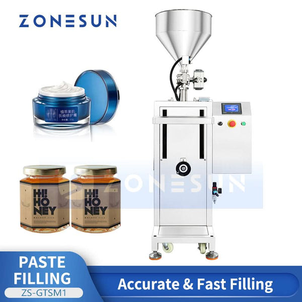 ZONESUN ZS-GTSM1 Servo Paste Filling Machine for Honey & Ketchup