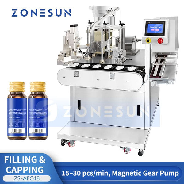 zonesun small bottle filling capping machine