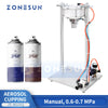ZONESUN ZS-BG25Q Manual Aerosol Can Cap Remover Decapping Machine