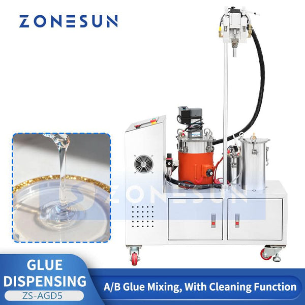 ZONESUN ZS-AGD5 Automatic AB Glue Dispensing Machine Two-Component Glue Mixer