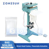 ZONESUN ZS-FK200 Pneumatic Direct Heat Sealer Mylar Foil Pouches Bag Sealing Machine