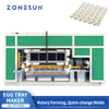 ZONESUN ZS-PT1000 Automatic Rotary Paper Pulp Molding Machine Egg Fruit Tray Making Equipment
