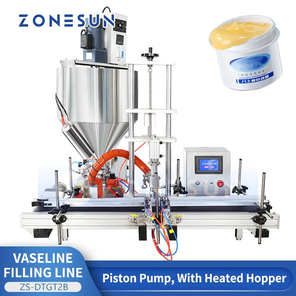 ZONESUN ZS-DTGT2B Vaseline Filling Machine with Heating and Mixing Function