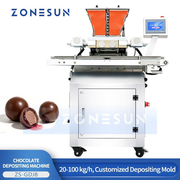 ZONESUN ZS-GDJ8 semi-automatic servo chocolate depositing machine