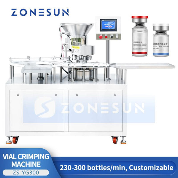 Zonesun ZS-YG300 High-Speed Vial Capping Machine Glass Vial Crimper