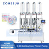 ZONESUN ZS-VTRPF4 Automatic 4-Color Rotary Cream Filling Machine for Cosmetic & Food