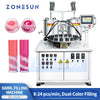 Zonesun ZS-LG2C High Precision 2 Heads Dual-Color Spiral Cosmetic Filling Machine