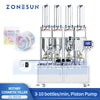 ZONESUN ZS-RSV4 Automatic 4-Color Rotary Cream Filling Machine for Cosmetic & Food