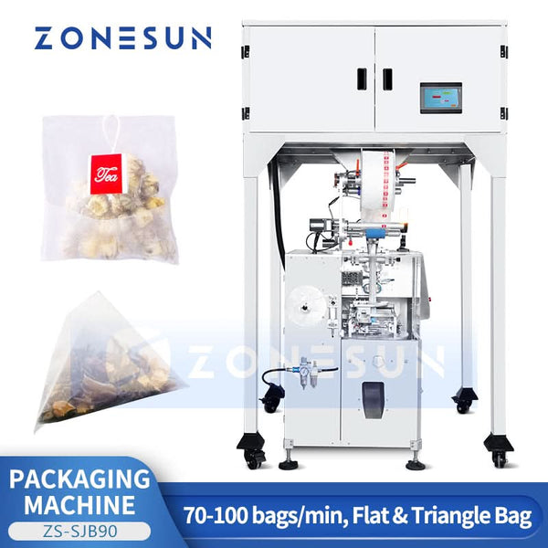 ZONESUN ZS-SJB90 Pyramid Triangle Tea Bag Packing Machine
