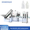 ZONESUN ZS-ULP18 Automatic Rotary Bottle Unscrambler Bottle Sorting and Orienting