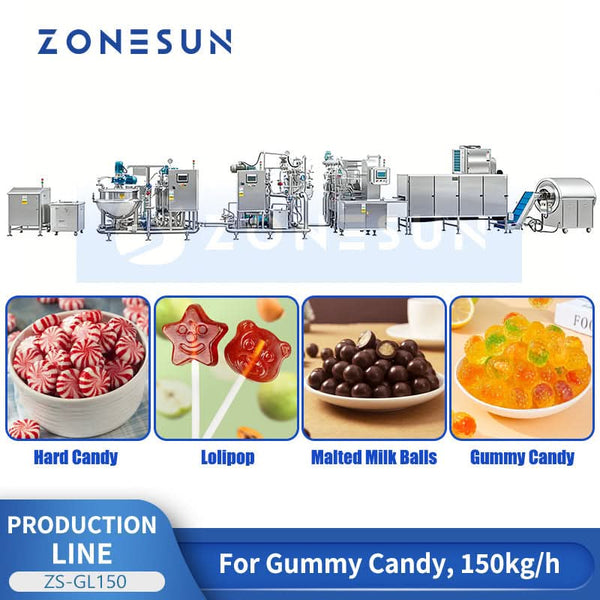 Zonesun ZS-GL150 Automatic Gummy Candy Production Line