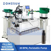 ZONESUN ZS-AFC7C2 Automatic Peristaltic Pump Eye-drop Bottle Filling and Capping Machine Essential Oil Packaging Machine