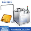ZONESUN ZS-DG130 Commercial Continuous Cake Batter Aerator & Whipping Machine