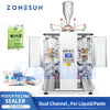Zonesun ZS-GJH2 Dual Channel Liquid Pouch Filling Sealing Machine Multi-Function Packaging Machine