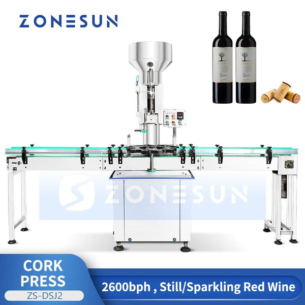 ZONESUN Wine & Beer Bottle Capping Machines | Cork, ROPP & Wax Seal